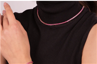 Collier Bronzallure Femme Miss in  Alliage Métallique Cubic Zirconia WSBZ02115MULTIPINK - WSBZ02115MULTIPINK